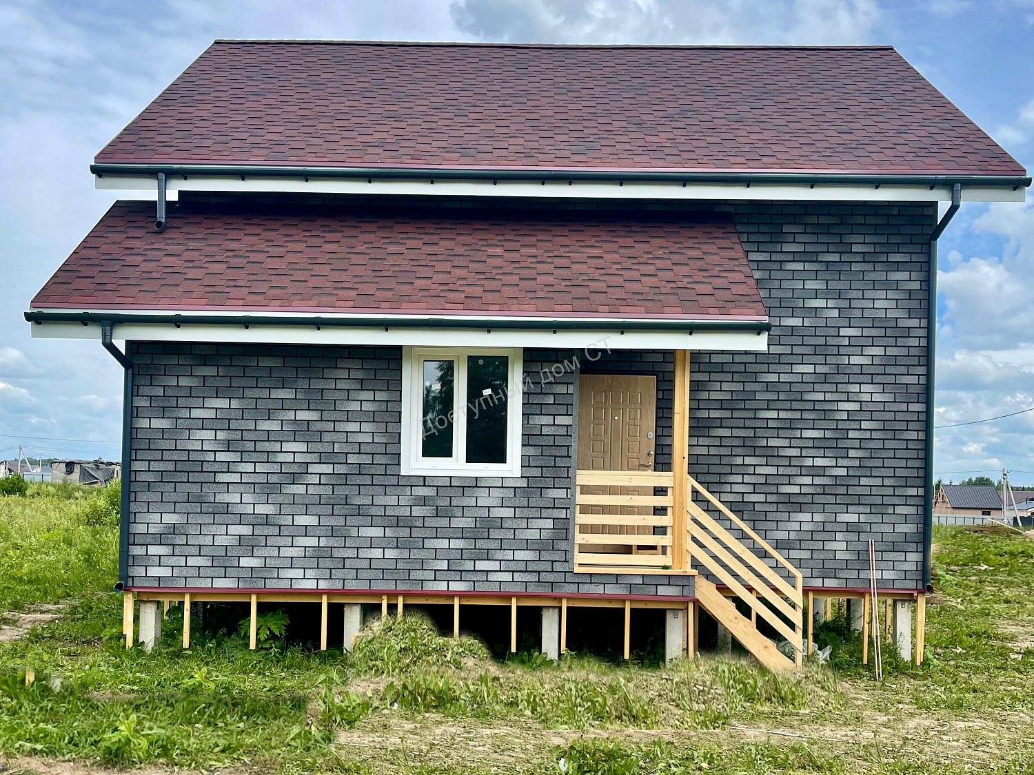 Дом 9,5х8,0 по проекту «Уютный», 107м²
