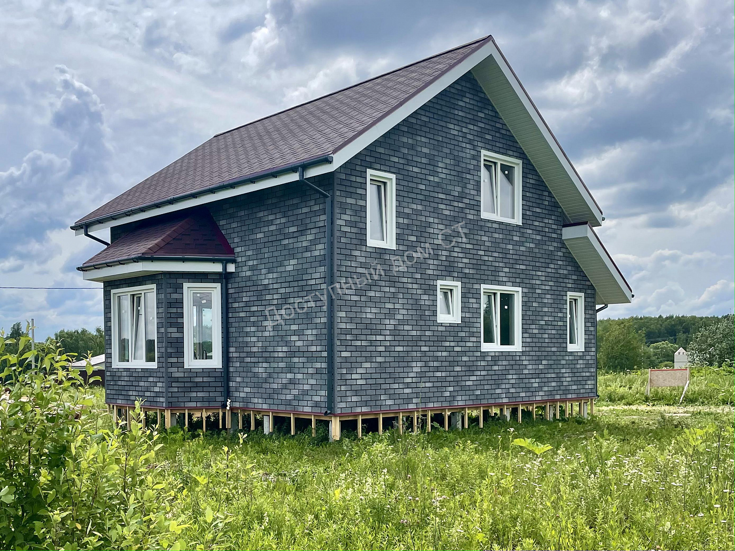 Дом 9,5х8,0 по проекту «Уютный», 107м²