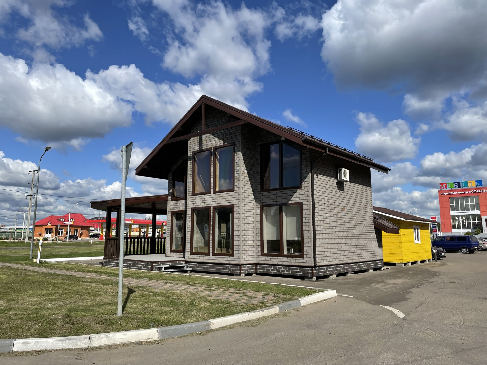 Дом каркасный 8х9 Ступино