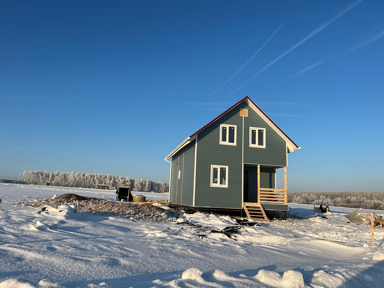 Жилой дом по проекту 22К  72 м²
