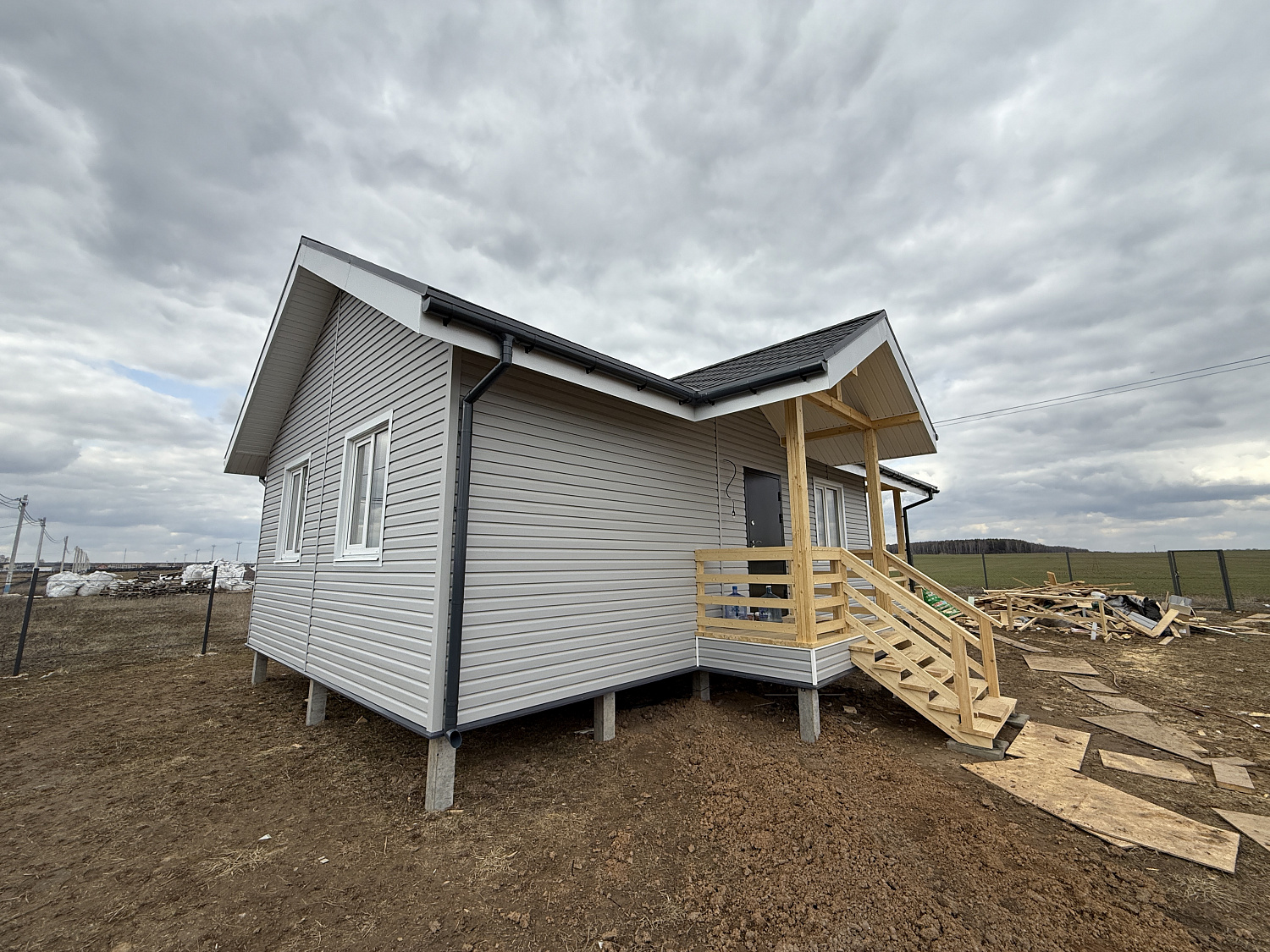Дом 6х9 «для СВОих» с террасой , 68,7м²